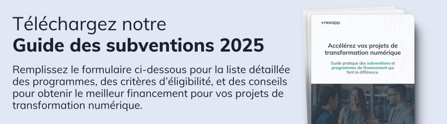 subvention transformation numérique